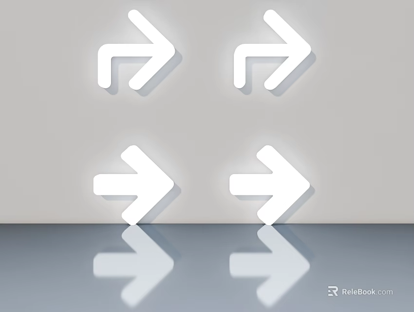 Modern White Swing Door With Smooth Surface And Reflective Design Features 3d model 