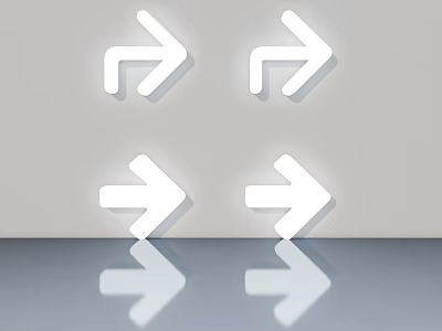 Modern White Swing Door With Smooth Surface And Reflective Design Features 3d model