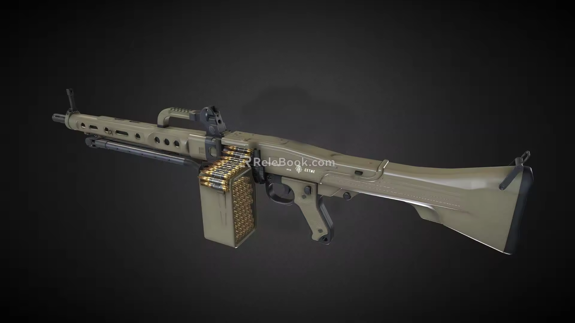 Weapons Light Machine Gun 3d model
