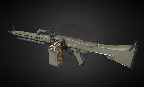 Weapons Light Machine Gun 3d model