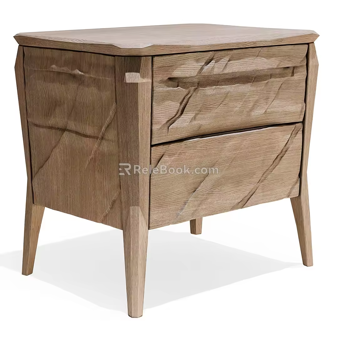 Nordic Simple Bedside Table Bedside Table Simple Bedside Table 3d model