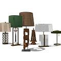 New Chinese-style Special-shaped Table Lamp Table Lamp 3d model