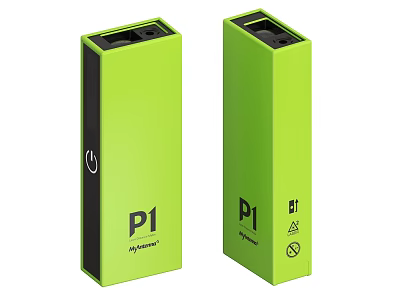 Green HeyiPower Model P1 Hardware Tools Electrical Power Accessories with CE Certifications 3d model