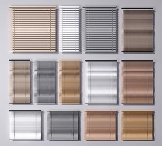 Modern venetian blinds 3d model