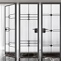 Various Stylish Swing Doors With Glass Panels And Metal Frame Designs