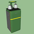 Modern SUJO Green Household Appliances With Gold Accents Transparent Kettles And Black Panels