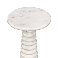 Black Spiral Design Side Table with Modern Contemporary Style and Smooth Surface 3d model