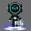 There is a robot robot doll mechanical robot. 3d model