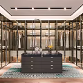 Modern Cloakroom 3d model