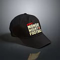 Black Casual Cap With Monday Night Football Lettering For Daily Wear