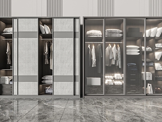 Modern wardrobe 3d model