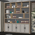 New Chinese Wine Cabinet 3d model