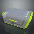 Modern Decorative Ornament Set With Gray Green Accents And Sleek Design