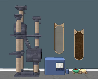 Modern Pet House Cat Nest Pet House 3d model Modern Pet House Cat Nest Pet House 3d model