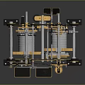 Floor Clock Big Clock Retro Clock Retro Clock Retro Clock Large Clock Pendulum Furnishings 3d model