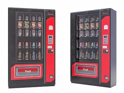 modern vending machine 3d model