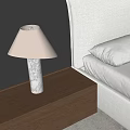 Modern table lamp 3d model