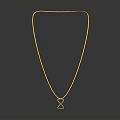 Simple and Elegant Gold Necklace With Minimalist Pendant For Daily Life