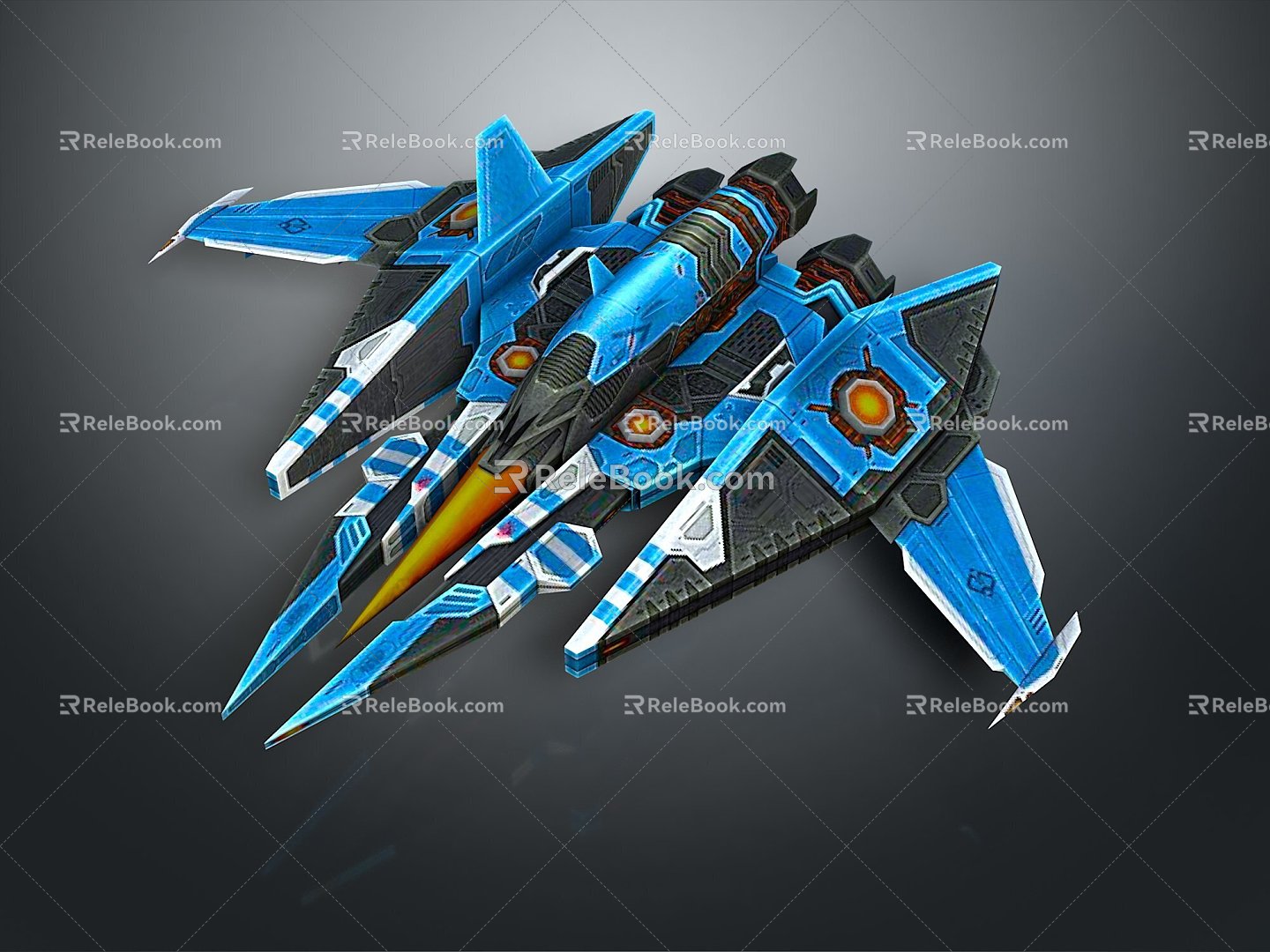 Modern fighter sci-fi fighter next-generation fighter sci-fi fighter 3d model