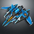 Modern fighter sci-fi fighter next-generation fighter sci-fi fighter 3d model