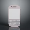 BlackBerry Classic Mobile Phone Featuring Physical QWERTY Keyboard And White Display Screen