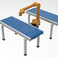 Industrial assembly line automatic assembly line belt line automatic transmission line 1556 3d model