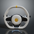 Steering wheel car steering wheel car parts game items 3d model