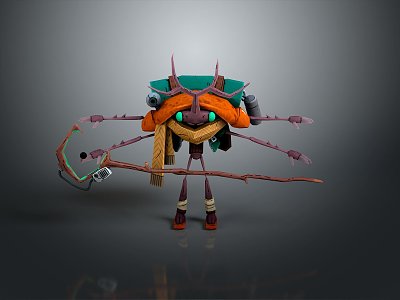 Monster Warrior Alien Monster Alien Monster 3d model