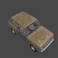 Rada Niva car 3d model