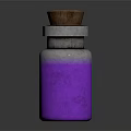 Modern Potion Medicine Magic Bottle Blood Bottle Magic Bottle Magic Potion 3d model