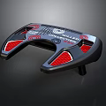Golf Putter Design With Red Accents Black Frame And MAZEL Logo