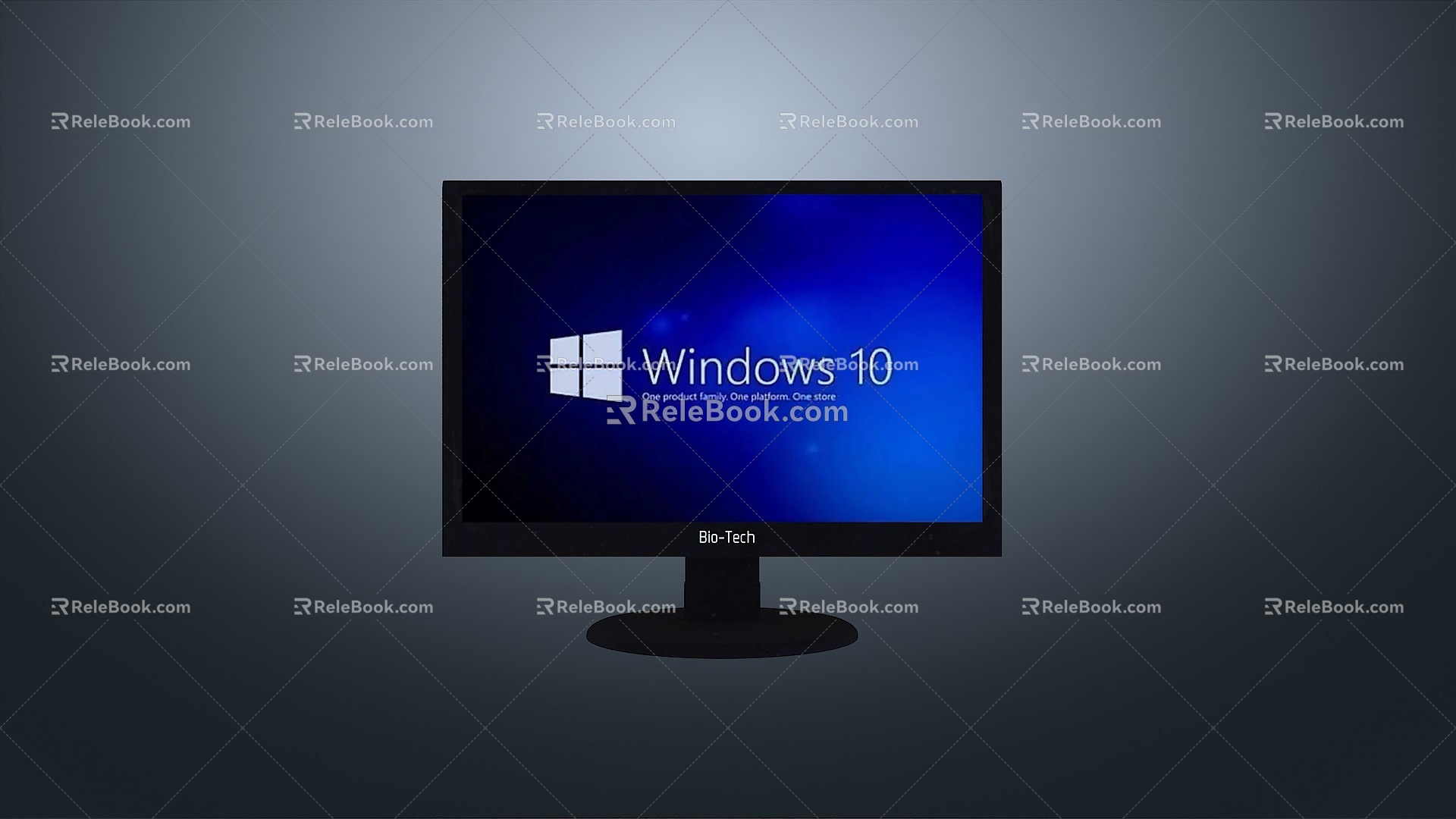 Modern Monitor Computer Screen Electronic Equipment 3d model