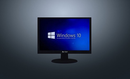 Modern Monitor Computer Screen Electronic Equipment 3d model