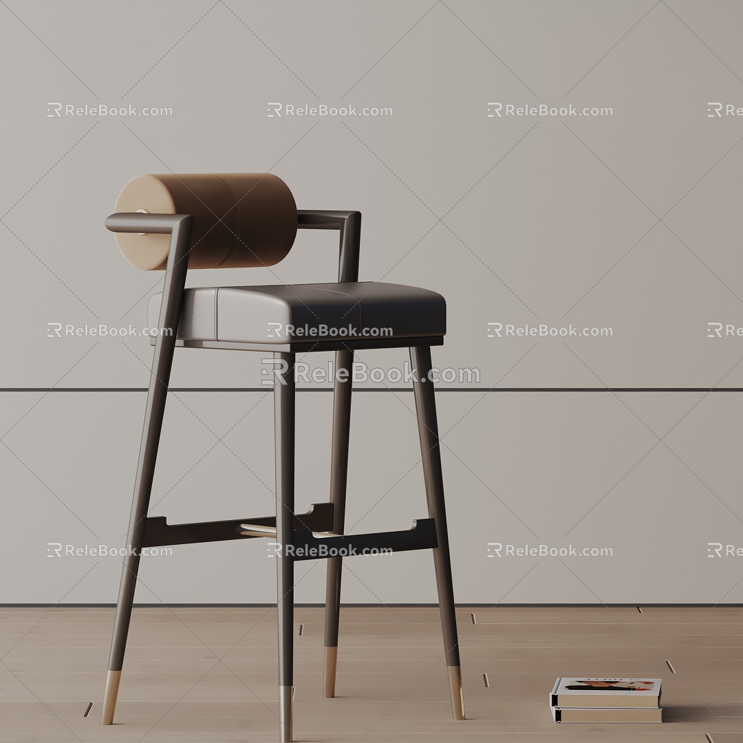 Modern Bar Chair 3d model