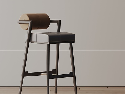 Modern Bar Chair 3d model