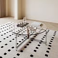 Modern Middle Ancient Style Coffee Table 3d model