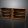 Modern Wooden Bookshelf With Multiple Shelves For Home Storage And