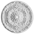 Ornate White Ceiling Carving Decoration Design 3d model