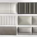 Modern Decorative Ornament Set with Various Textures and Neutral Tones for Home Styling