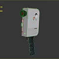 White Handheld Electronic Device With Camera And 5.8G Label For Daily Applications
