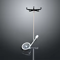 Modern Lighting Fixture Set With Adjustable Arms And Metal Frame Design For Home Decor