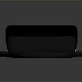 Stylish Black Watch Strap With Red Dot Design And Comfortable Silicone Material