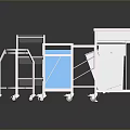 Modern Metal Kitchen Storage Shelves Carts And Racks With Wheels