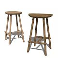 Quiet Bar Stool 3d model