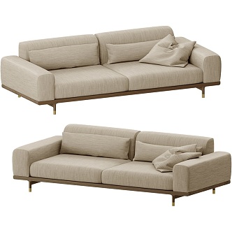 argo yellow beige sofa 18 3d model