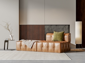 Modern single sofa 3d model