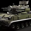 Heavy Military Tank Weapon Featuring Armored Turret Main Cannon And Tracked Chassis