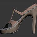 Fashionable Women's Pink Sandals With Blue Insole And Stiletto Heel Platform Sole