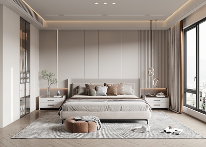 Modern Bedroom Home Bedroom 3d model