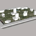 Modern Commercial Kitchen Equipment With Open Layout Island Counter And Appliances